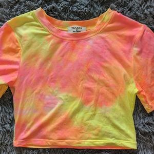 Zenana Tye Dye Crop Top